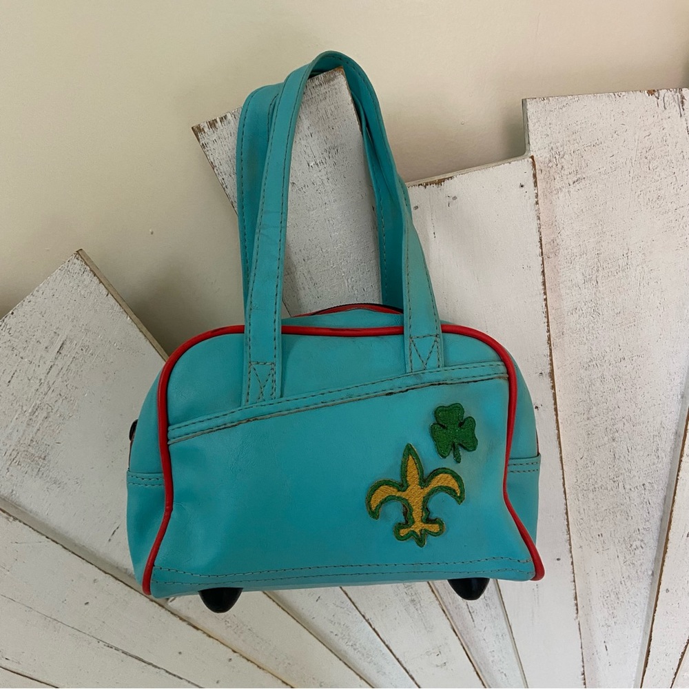 Y2K Vintage Multicolor Mini Bower Style Handbag  Purse - Picture 2 of 5